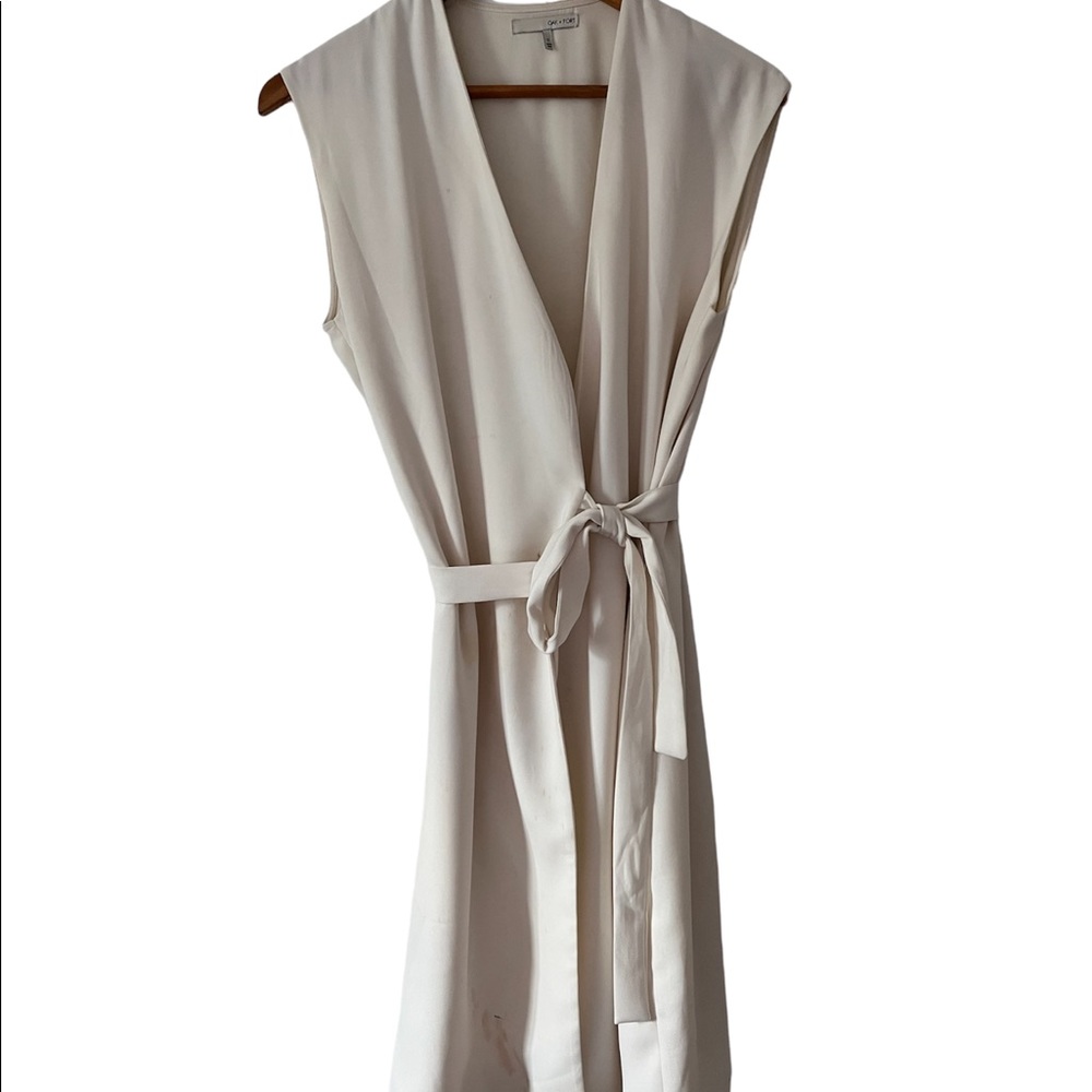 Ford and Oak Wrap midi dress